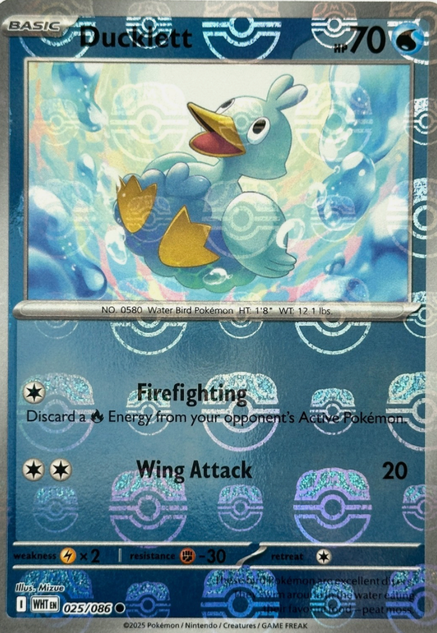 Ducklett 025/086 Master Ball