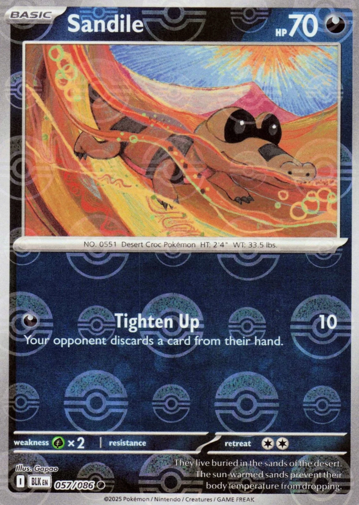 Sandile 057/086 Poke Ball