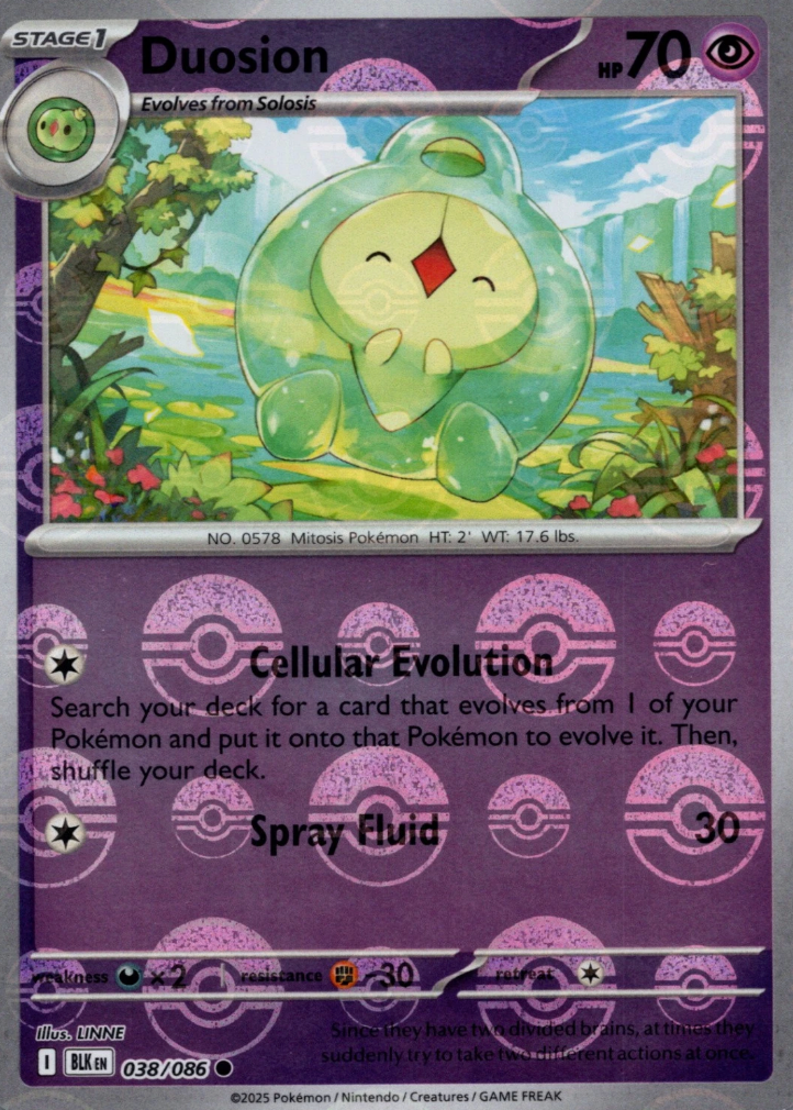 Duosion 038/086 Poke Ball