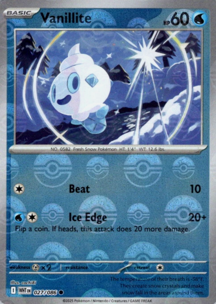 Vanillite 027/086 Poke Ball