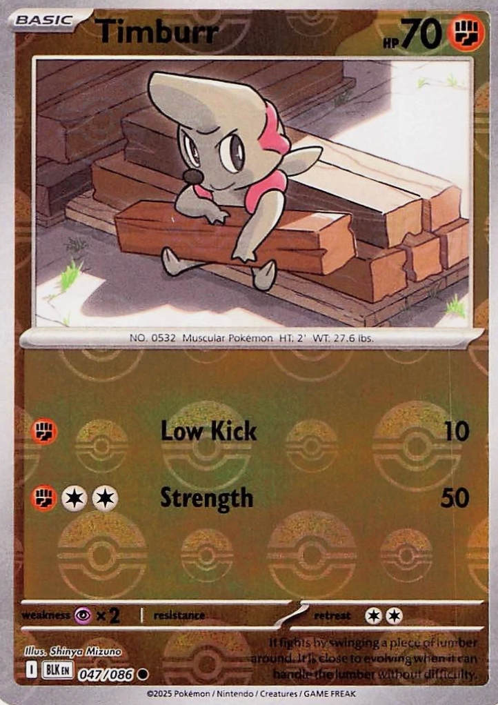 Timburr 047/086 Poke Ball