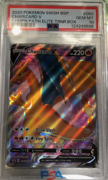 Charizard V #050 PSA #10 INGLÉS