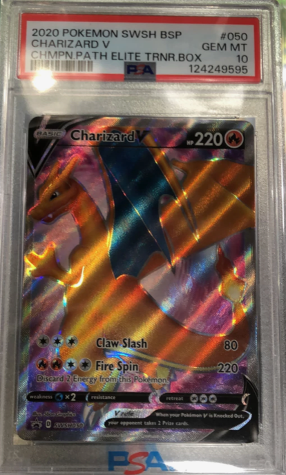 Charizard V #050 PSA #10 INGLÉS