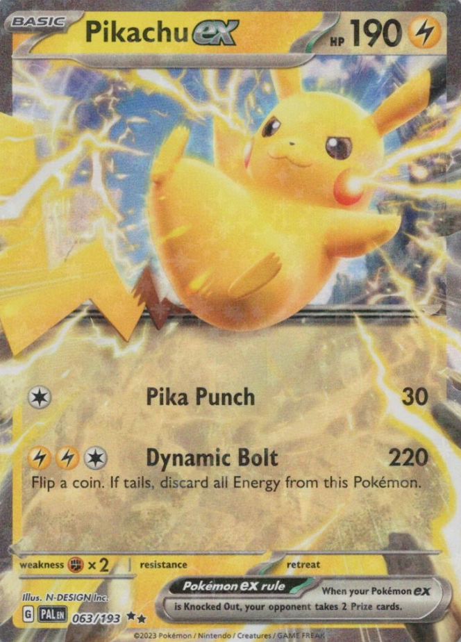 Pikachu EX 063/193