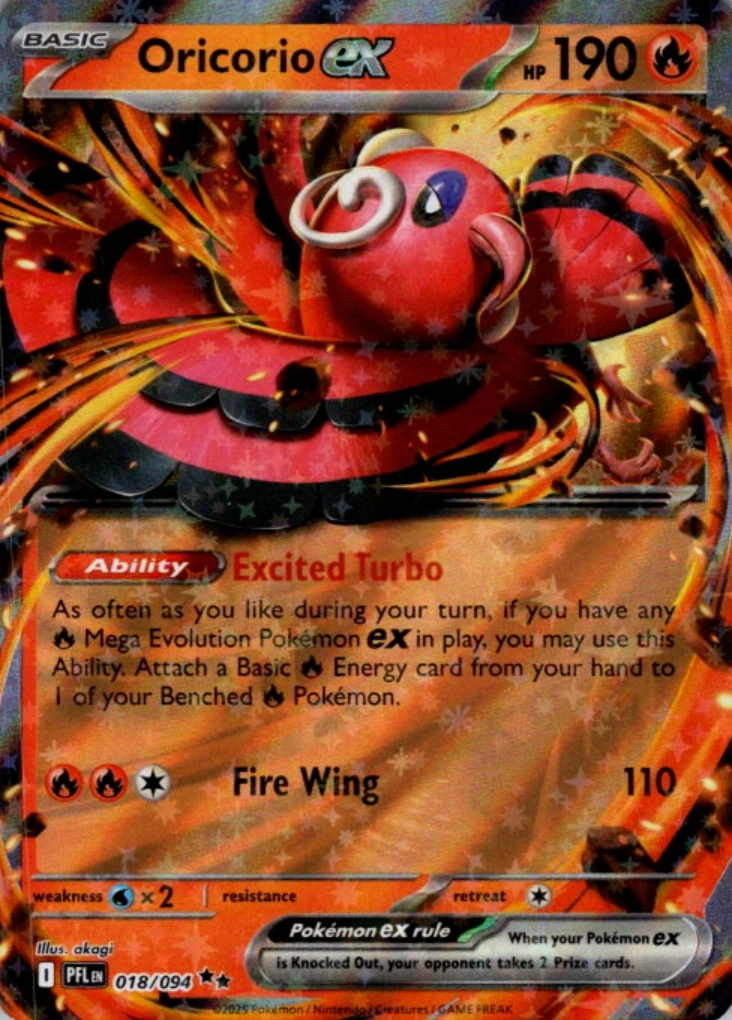 Oricorio EX 018/094