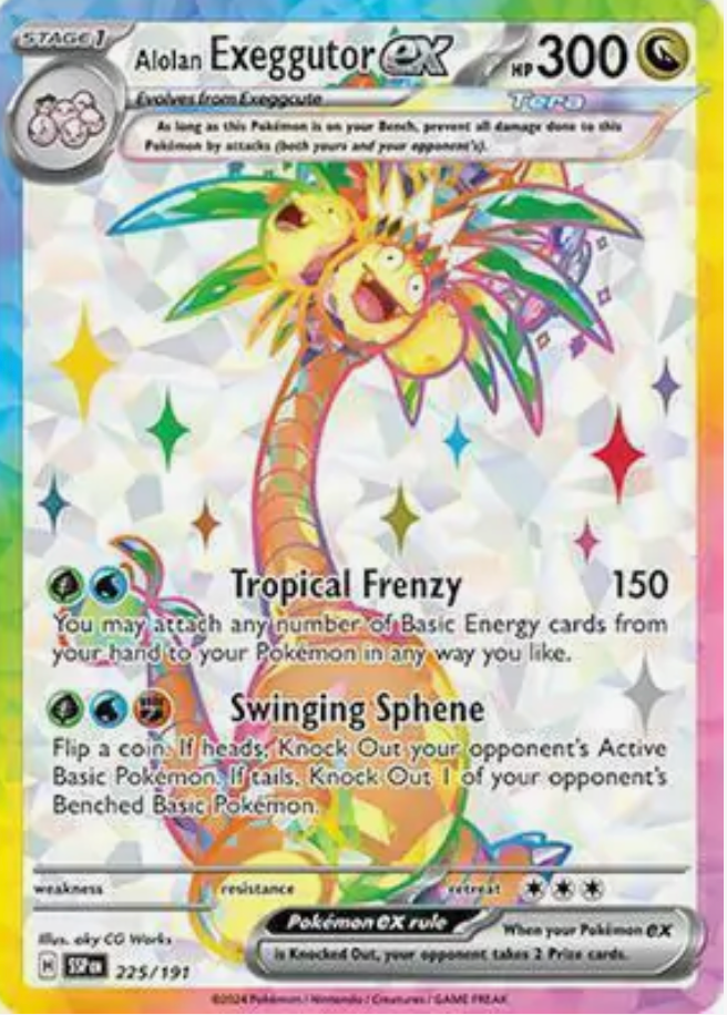 Alolan Exeggutor EX 225/191