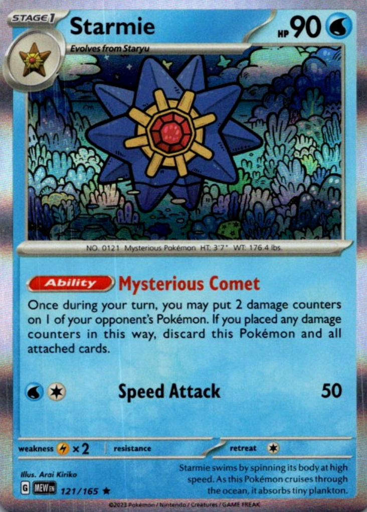Starmie 121/165
