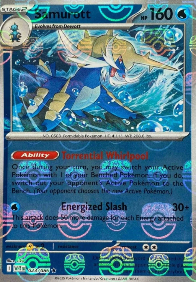 Samurott 023/086 Master Ball