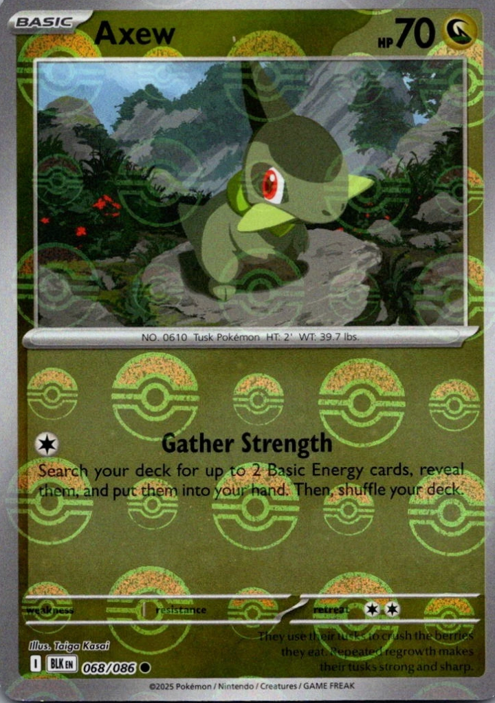 Axew 068/086 Poke Ball