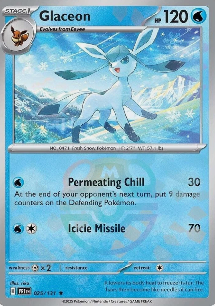 Glaceon 025/131 Master Ball