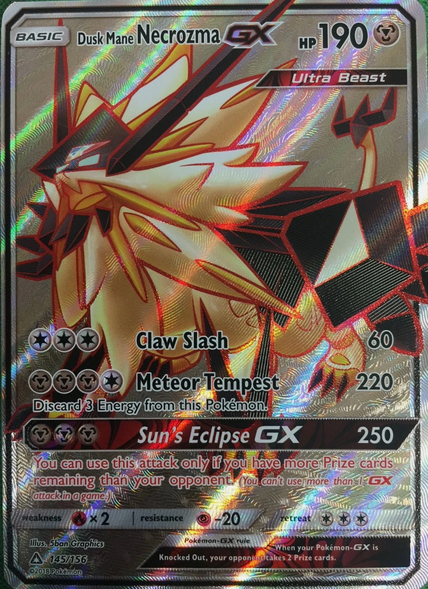 Dusk Mane Necrozma GX 145/156