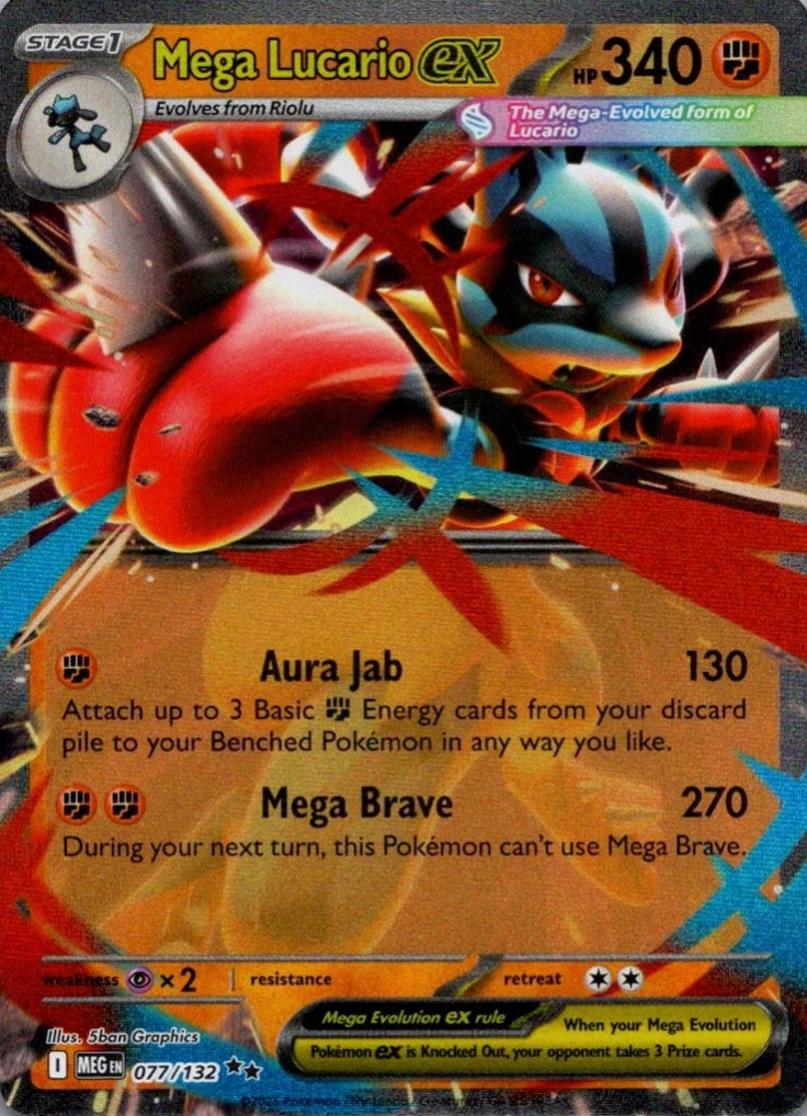 Mega Lucario EX 077/132