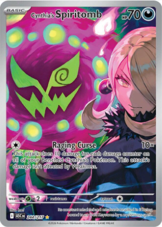 Cynthia' s Spiritomb 244/217