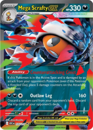 Mega Scrafty EX 135/217