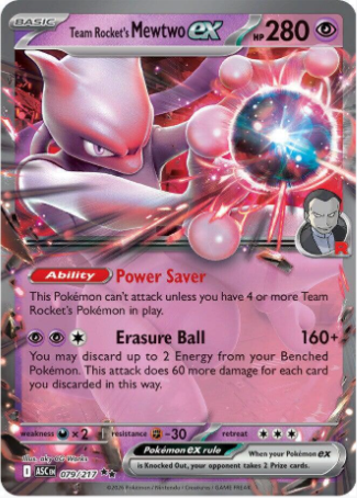Team Rocket's Mewtwo EX 079/217