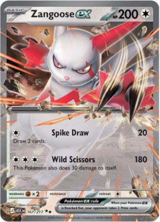 Zangoose EX 167/217