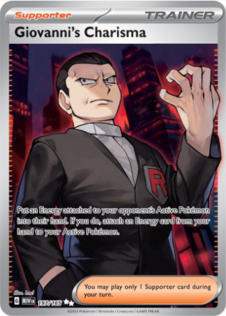 Giovanni’s Charisma 197/165