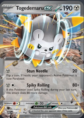 Togedemaru EX 149/217