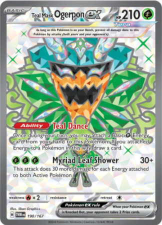 Teal Mask Ogerpon EX 190/167