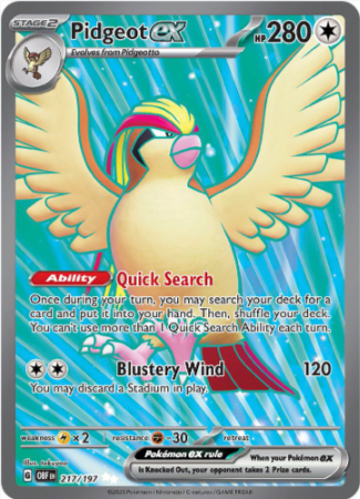 Pidgeot EX 217/197