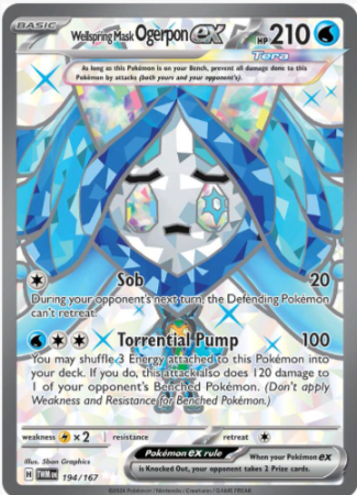 Wellspring Mask Ogerpon EX 194/167