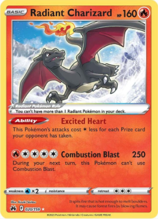 Radiant Charizard 020/159