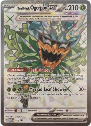 Teal Mask Ogerpon EX 166 Promo