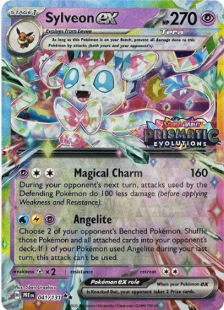 Sylveon ex 041/131 (Prismatic Evolutions Stamp)