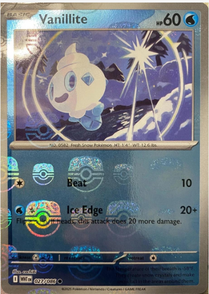 Vanillite 027/086 Master Ball