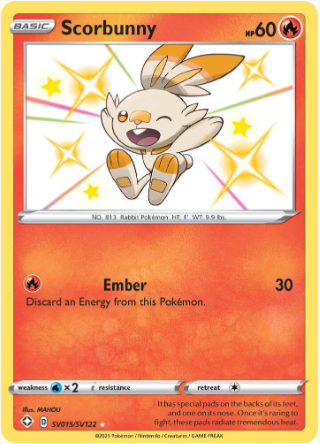 Scorbunny sv015/sv122