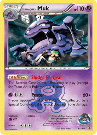 Team Aqua's Muk 8/34