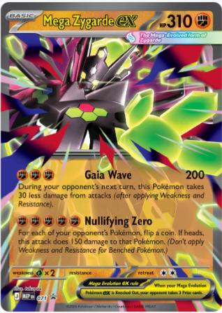 Mega Zygarde EX 071 Promo