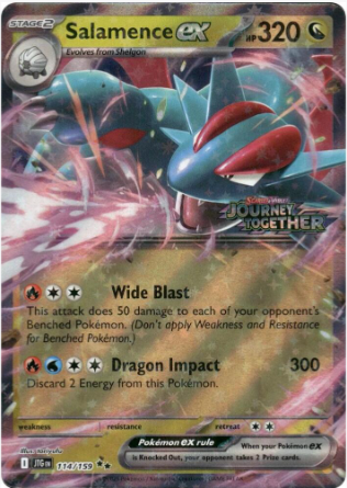 Salamence ex 114/159 ( STAMP JOURNEY TOGETHER)