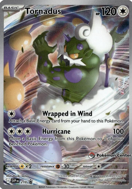 Tornadus 210 Promo (Pokemon Center)