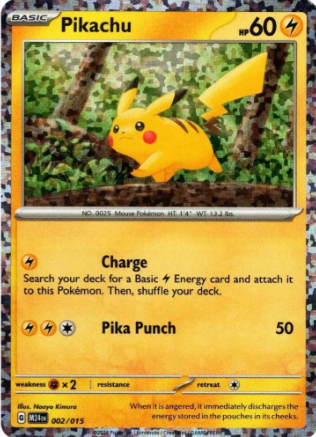 Pikachu 002/015