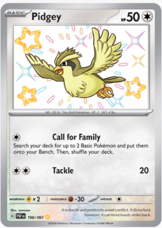 Pidgey 196/091