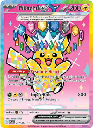 Pikachu ex 277/217