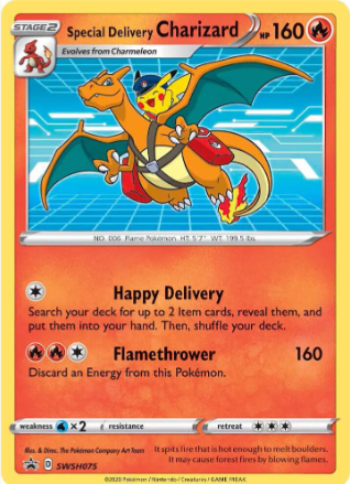 Special Delivery Charizard SWSH075 Promo