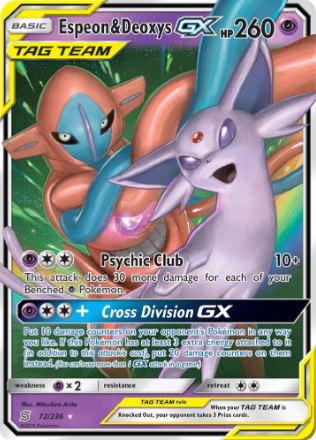 Espeon & Deoxys GX 72/236