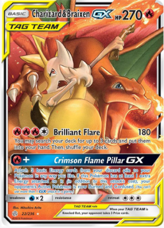 Charizard & Braixen GX 22/236