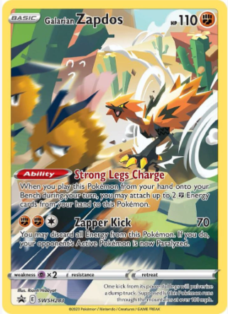 Galarian Zapdos SWSH283 Promo