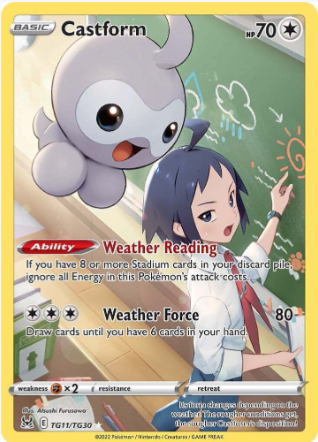 Castform TG11/TG30