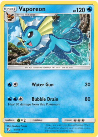 Vaporeon 18/68