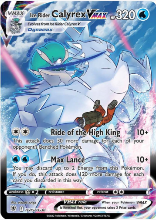 Ice Rider Calyrex VMAX TG15/TG30