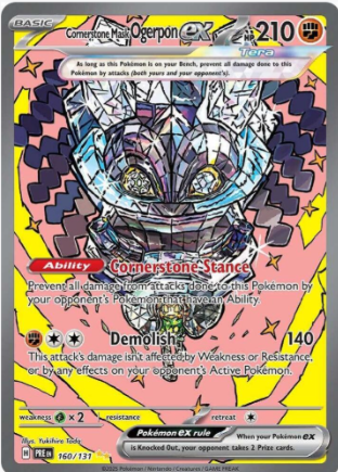Comerstone Mask Ogerpon ex 160/131