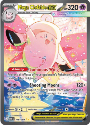 Mega Clefable ex 119/088