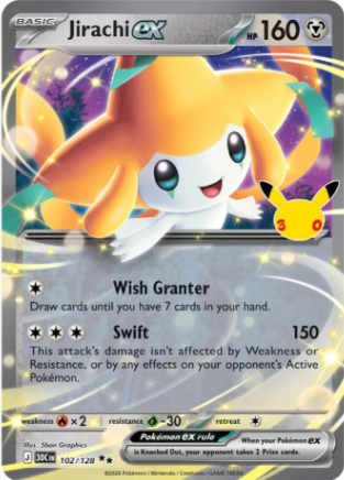Jirachi ex 102/128
