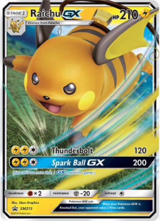 Raichu GX SM213 Promo
