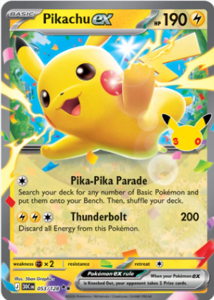 Pikachu ex 053/128