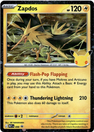 Zapdos 098 Promo